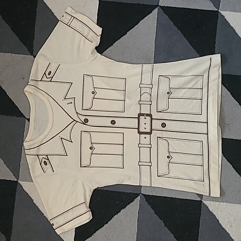 Vintage Graphic Safari Style T-Shirt